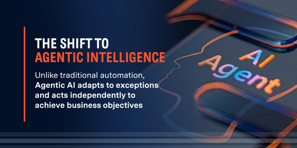 Traditional automation vs. agentic intelligence
