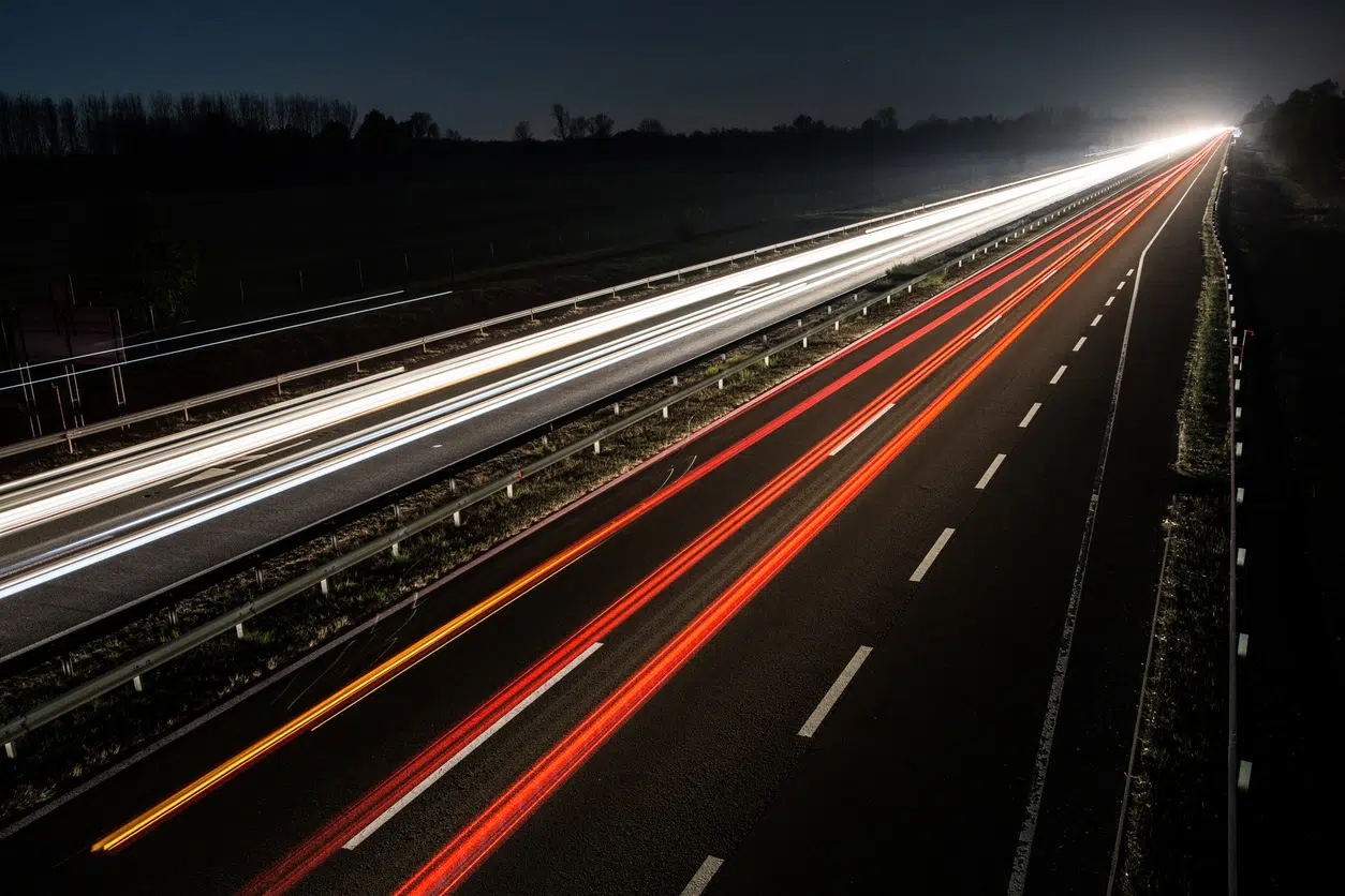 Road with lights