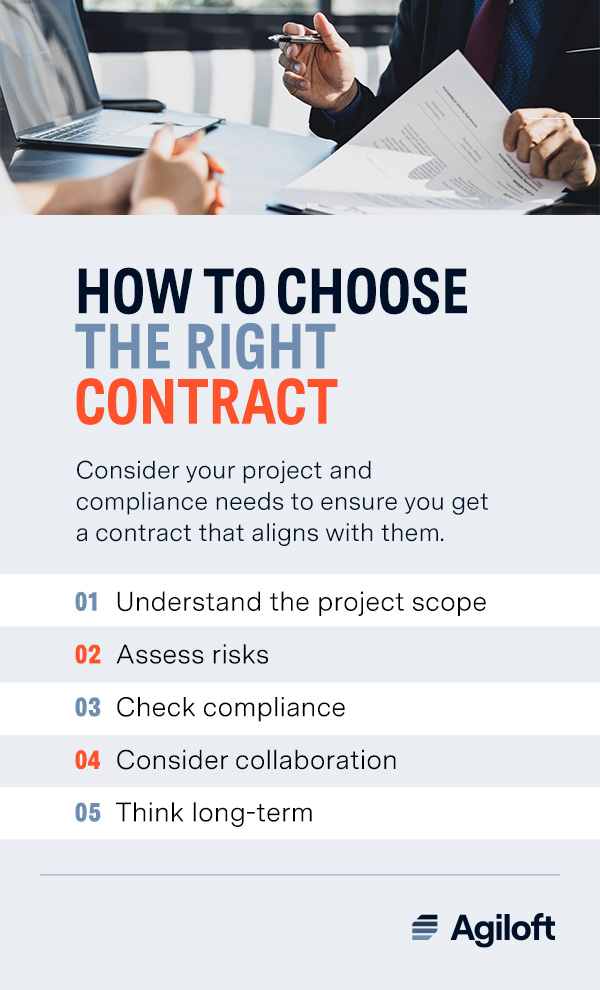 How to choose the right contract type